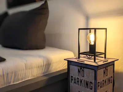 Ein Bett oder Betten in einem Zimmer der Unterkunft Das Tagwerk