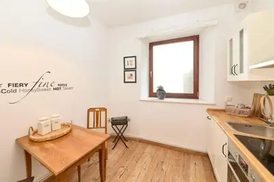 Küche/Küchenzeile in der Unterkunft Altstadt Residenz
