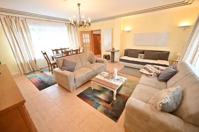 Ein Sitzbereich in der Unterkunft Apartment Paradiso