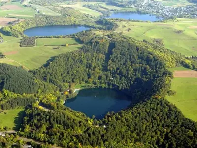 Naturlandschaft in der Nähe des Ferienhauses