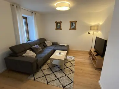 TV/Unterhaltungsangebot in der Unterkunft Holiday home with 4 rooms and terrace