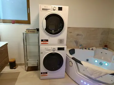 Ein Badezimmer in der Unterkunft 4 persoons vakantie huis in Karrebæksminde