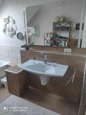 Ein Badezimmer in der Unterkunft Ferienhaus Bitburg