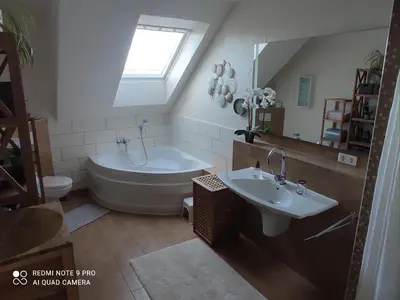 Ein Badezimmer in der Unterkunft Ferienhaus Bitburg