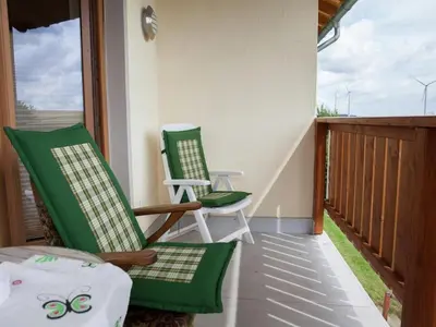 Ein Sitzbereich in der Unterkunft Panoramablick