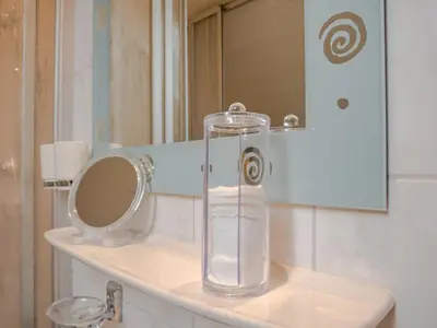 Ein Badezimmer in der Unterkunft Ferienweingut Winnebeck