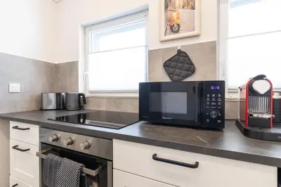 Küche/Küchenzeile in der Unterkunft Cleveres und gemütliches City-Apartment in Mayen