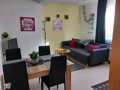 Ein Sitzbereich in der Unterkunft Altstadt Oase Bernkastel-kues