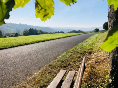 Naturlandschaft in der Nähe des Chalets