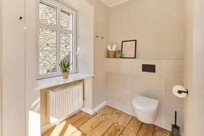 Ein Badezimmer in der Unterkunft Neu!!! Moselbleibe Altes Forsthaus