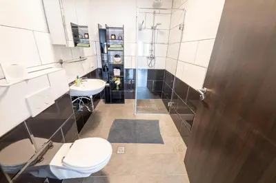 Ein Badezimmer in der Unterkunft Modernes Apartment in Neuwied