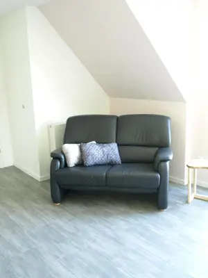 Ein Sitzbereich in der Unterkunft Ferienwohnung mit Fernsicht, Eifel, Nürburgring