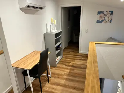 Küche/Küchenzeile in der Unterkunft Ferienhaus mit umzäuntem Garten und Terrasse im schönen Nahetal