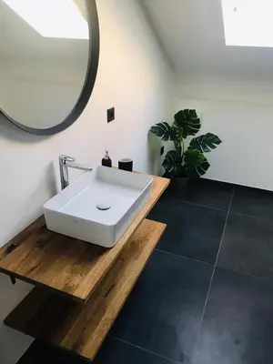Ein Badezimmer in der Unterkunft Apartment inklusiver großer Terrasse