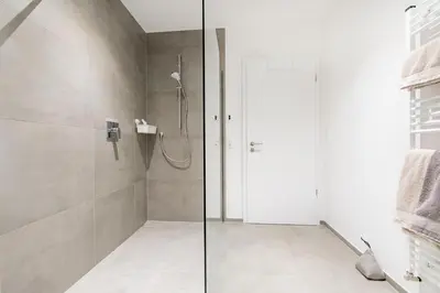 Ein Badezimmer in der Unterkunft NATURNEST Eifel, Ferienwohnung