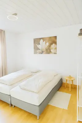 Ein Bett oder Betten in einem Zimmer der Unterkunft Dein Ferienhaus
