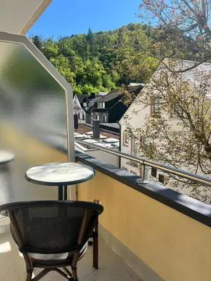 Ein allgemeiner Bergblick oder ein Berglick von des Hotels aus