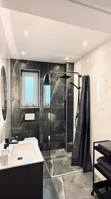 Ein Badezimmer in der Unterkunft Suite Hilde