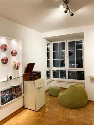 Ein Sitzbereich in der Unterkunft Charmante Ferienwohnung im Herzen der Koblenzer Altstadt
