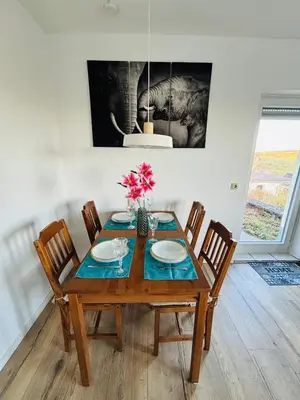 Ein Sitzbereich in der Unterkunft Panorama-Auszeit in Trierweiler