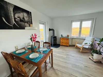 Ein Sitzbereich in der Unterkunft Panorama-Auszeit in Trierweiler