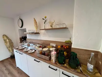 Küche/Küchenzeile in der Unterkunft harmony holiday, Pension