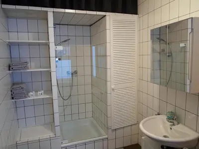Ein Badezimmer in der Unterkunft Ferienwohnung in Ehrenbreitstein