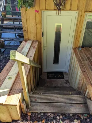 Grundriss der Unterkunft Kleine Wohnung am waldrand