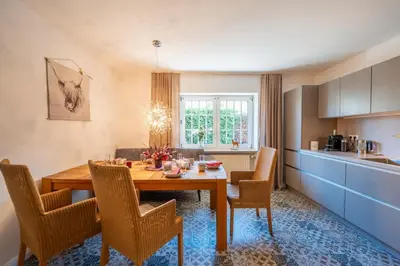 Küche/Küchenzeile in der Unterkunft Reet am Rhein - Chateau