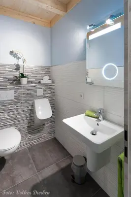 Ein Badezimmer in der Unterkunft Ferienhaus Jonas