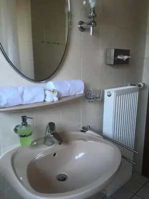 Ein Badezimmer in der Unterkunft Ferienwohnung Hildenbrand