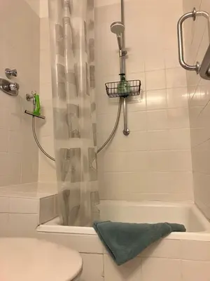 Ein Badezimmer in der Unterkunft Gästehaus Zur Burggräfin