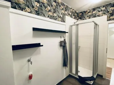 Ein Badezimmer in der Unterkunft Ferienwohnung Hohensonne