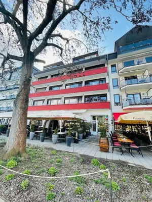 Das Gebäude in dem sich die Ferienwohnung befindet