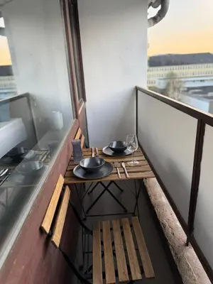 Ein Balkon oder eine Terrasse in der Unterkunft Rhine & Wine Apartment