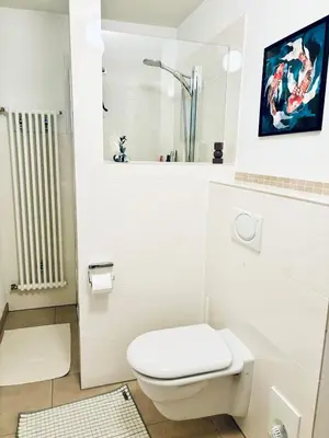 Ein Badezimmer in der Unterkunft Maison Manderscheid, Vulkaneifel