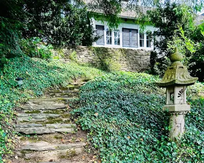 Ein Garten an der Unterkunft Maison Manderscheid, Vulkaneifel