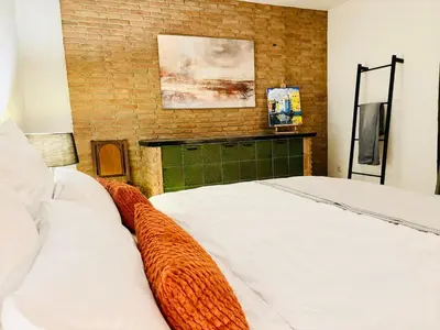 Ein Bett oder Betten in einem Zimmer der Unterkunft Maison Manderscheid, Vulkaneifel