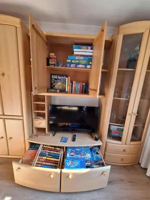 Die Bibliothek in der Ferienwohnung