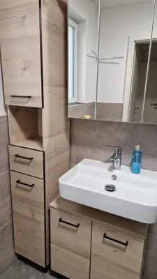 Ein Badezimmer in der Unterkunft Ruhiges Stadthaus in Bingen am Rhein