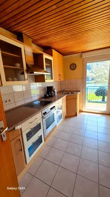 Küche/Küchenzeile in der Unterkunft Ferienwohnung Moselblick