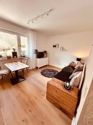 Ein Sitzbereich in der Unterkunft Ferienwohnung am Ruwer-Hochwald-Radweg, Fewo 2