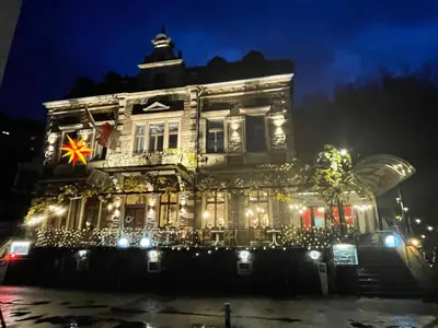 Das Gebäude in dem sich die Ferienwohnung befindet