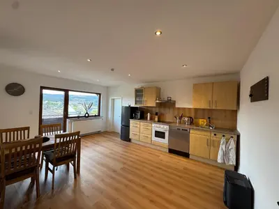 Küche/Küchenzeile in der Unterkunft Ferienwohnung am sonnigen Südhang
