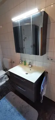 Ein Badezimmer in der Unterkunft Ferienwohnung Münch