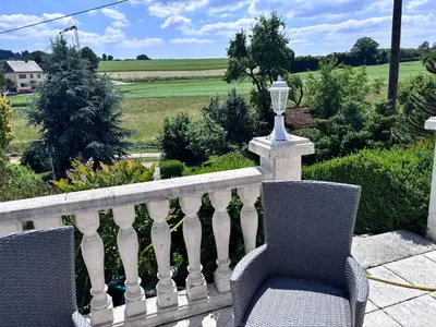 Ein Balkon oder eine Terrasse in der Unterkunft Ferienhaus Mediterana
