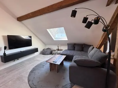 TV/Unterhaltungsangebot in der Unterkunft Moselzeit - Ferienwohnung 