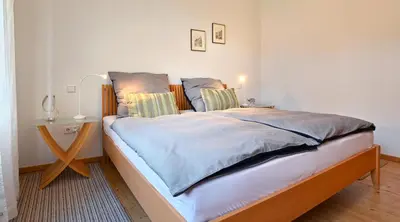 Ein Bett oder Betten in einem Zimmer der Unterkunft Auszeit