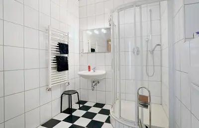 Ein Badezimmer in der Unterkunft Auszeit