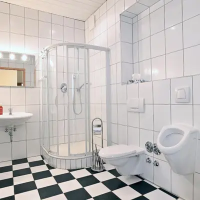 Ein Badezimmer in der Unterkunft Auszeit